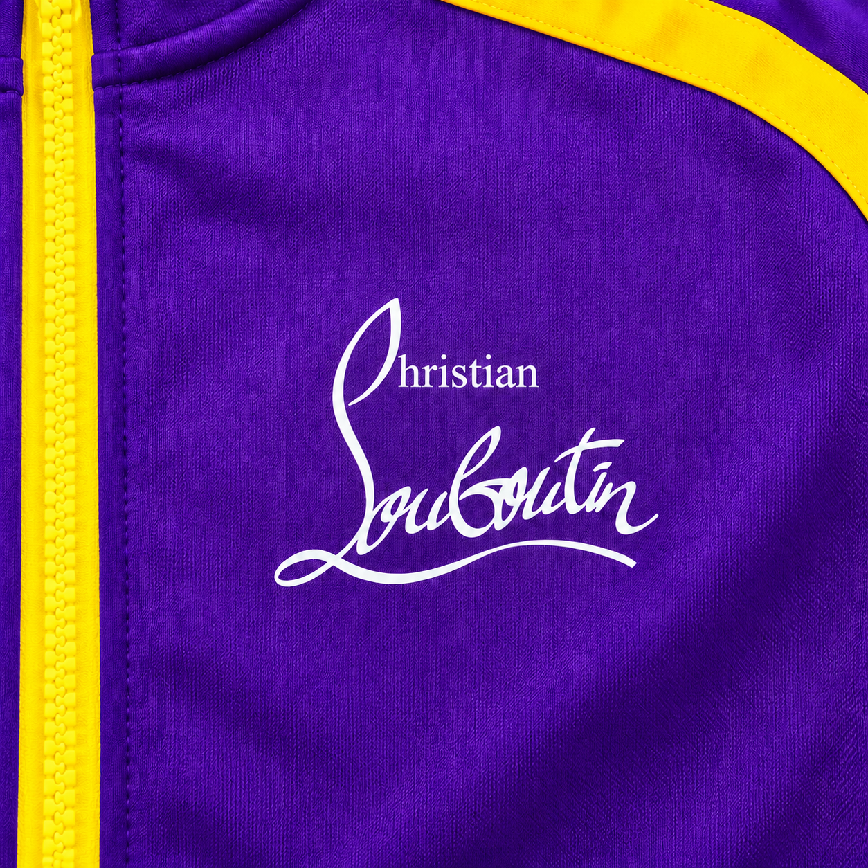 Men's Christian Louboutin Dri-Fit TrackSuit | Color: Purple | Image 3