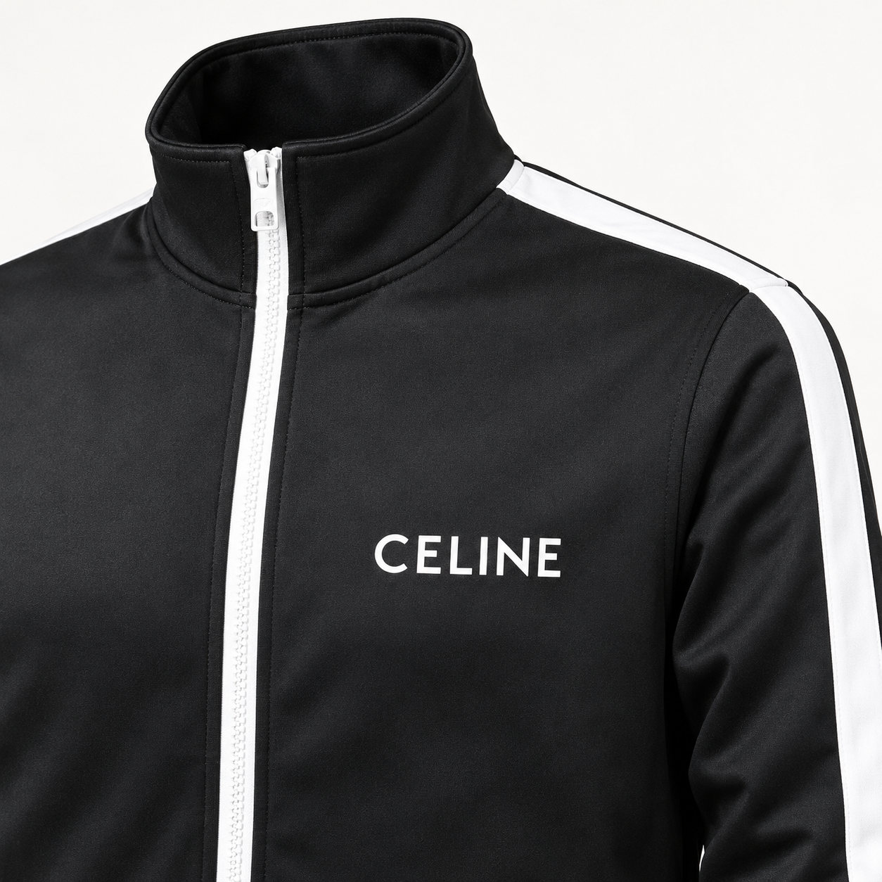 Men's Celine Dri-Fit TrackSuit | Color: Black | View 3