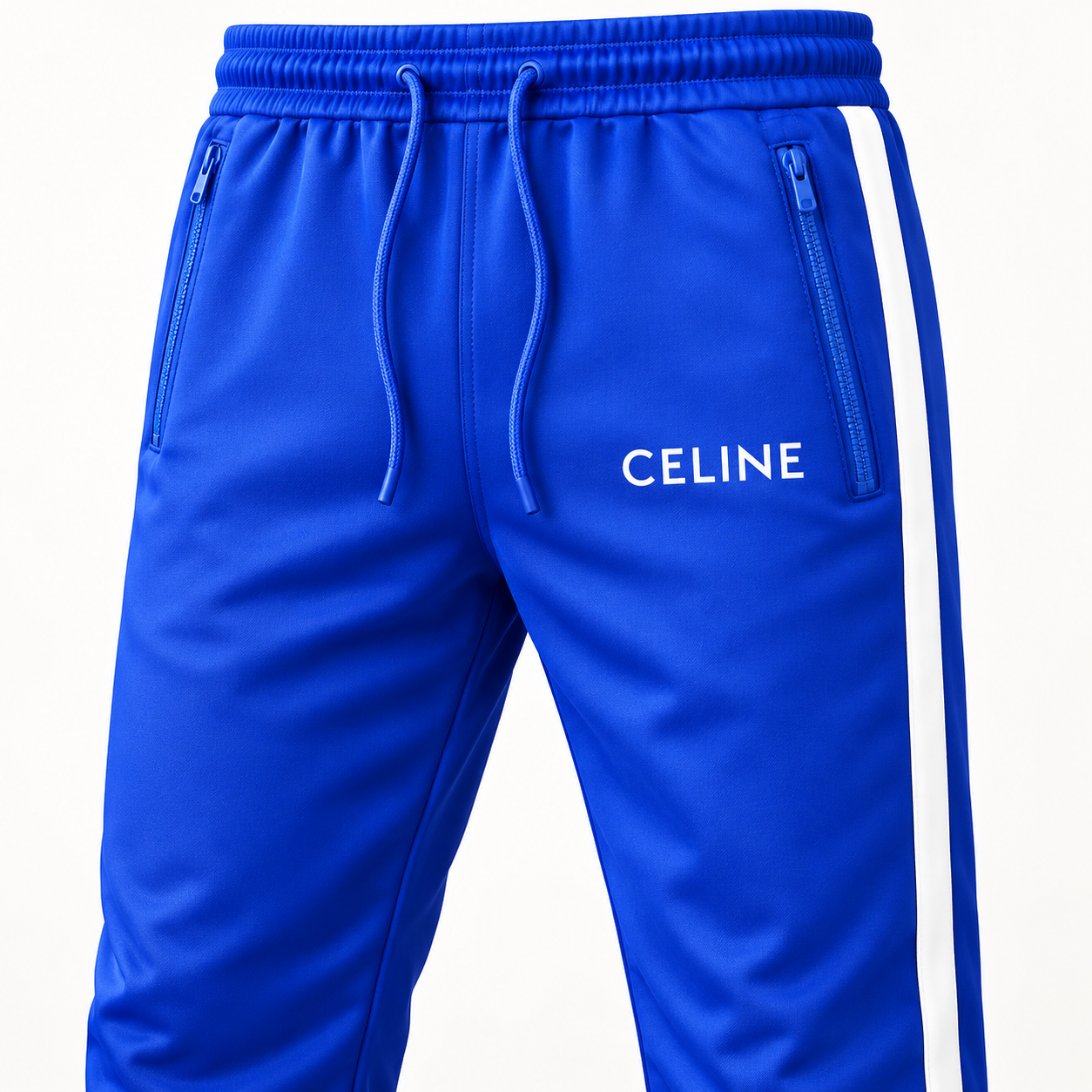 Men's Celine Dri-Fit TrackSuit | Color: Blue | View 4