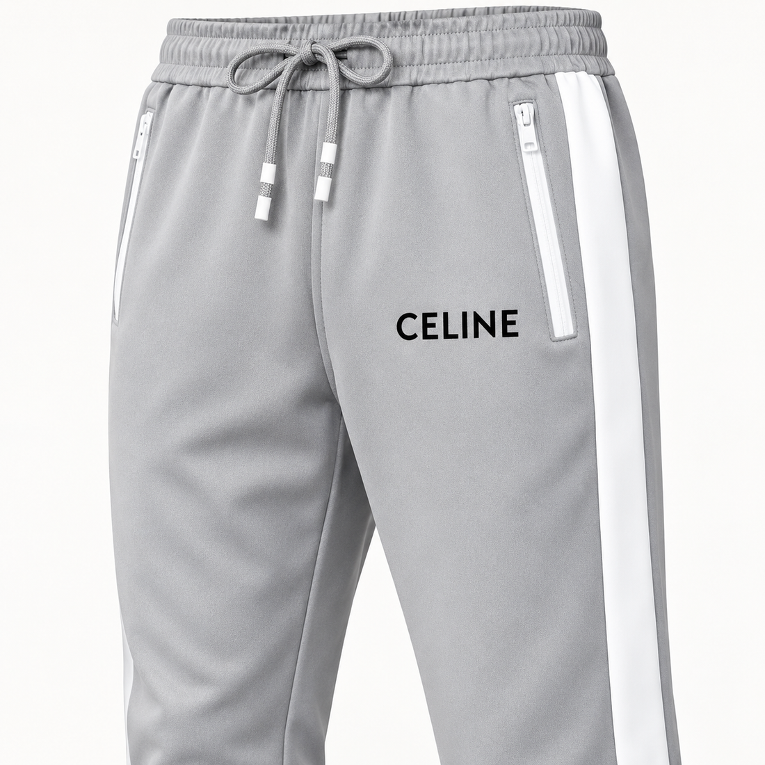 Men's Celine Dri-Fit TrackSuit | Color: Grey | View 4
