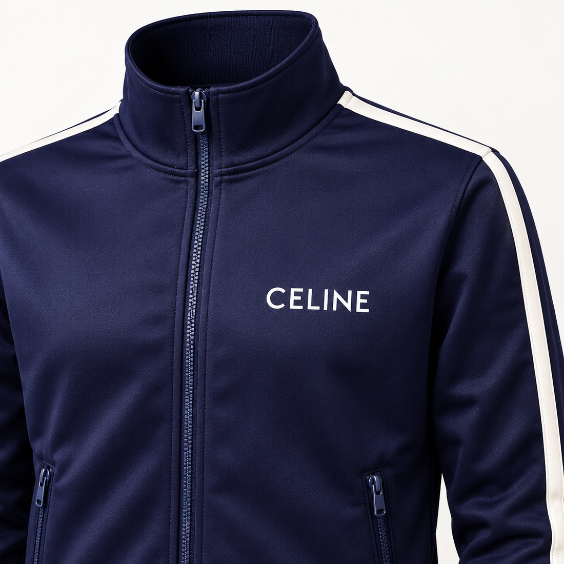 Men's Celine Dri-Fit TrackSuit | Color: Navy | View 3