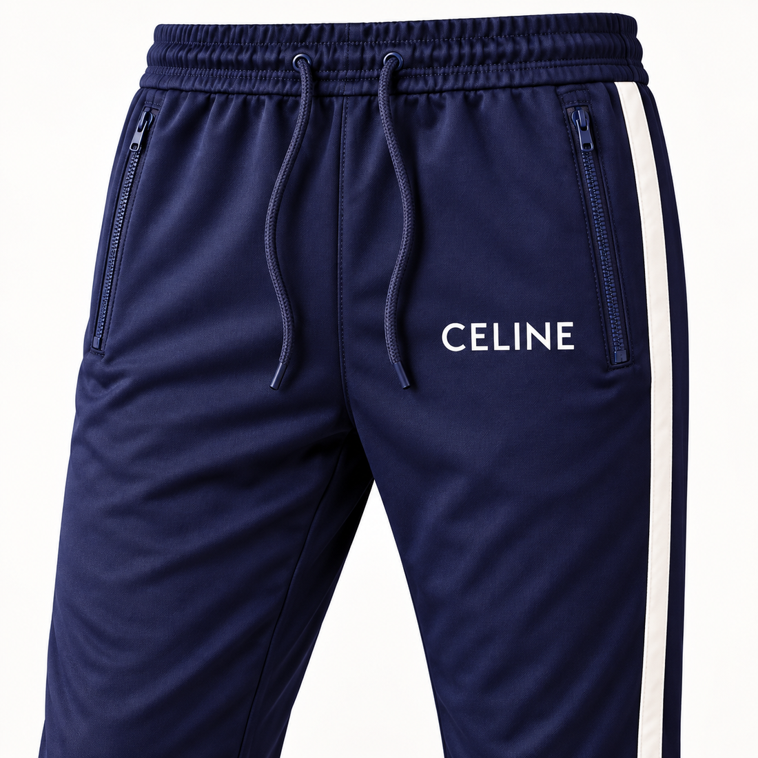 Men's Celine Dri-Fit TrackSuit | Color: Navy | View 4