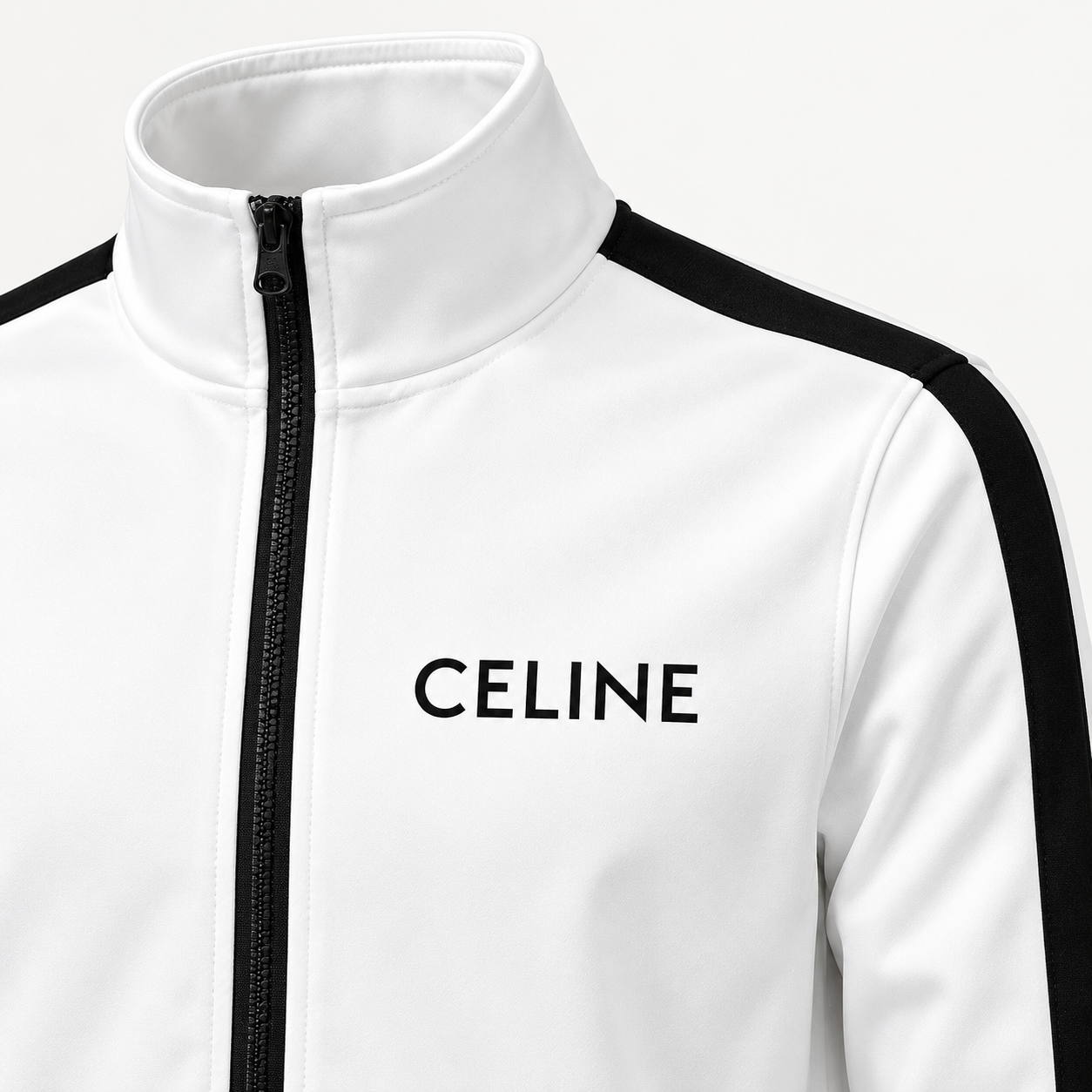 Men's Celine Dri-Fit TrackSuit | Color: White | View 3