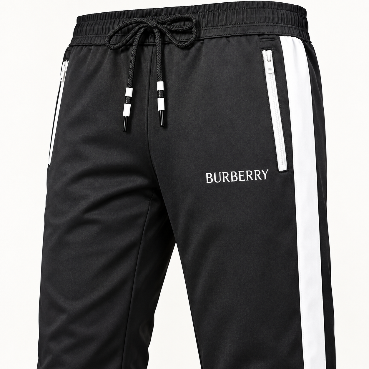 Men's Burberry Dri-Fit TrackSuit | Color: Black | View 4