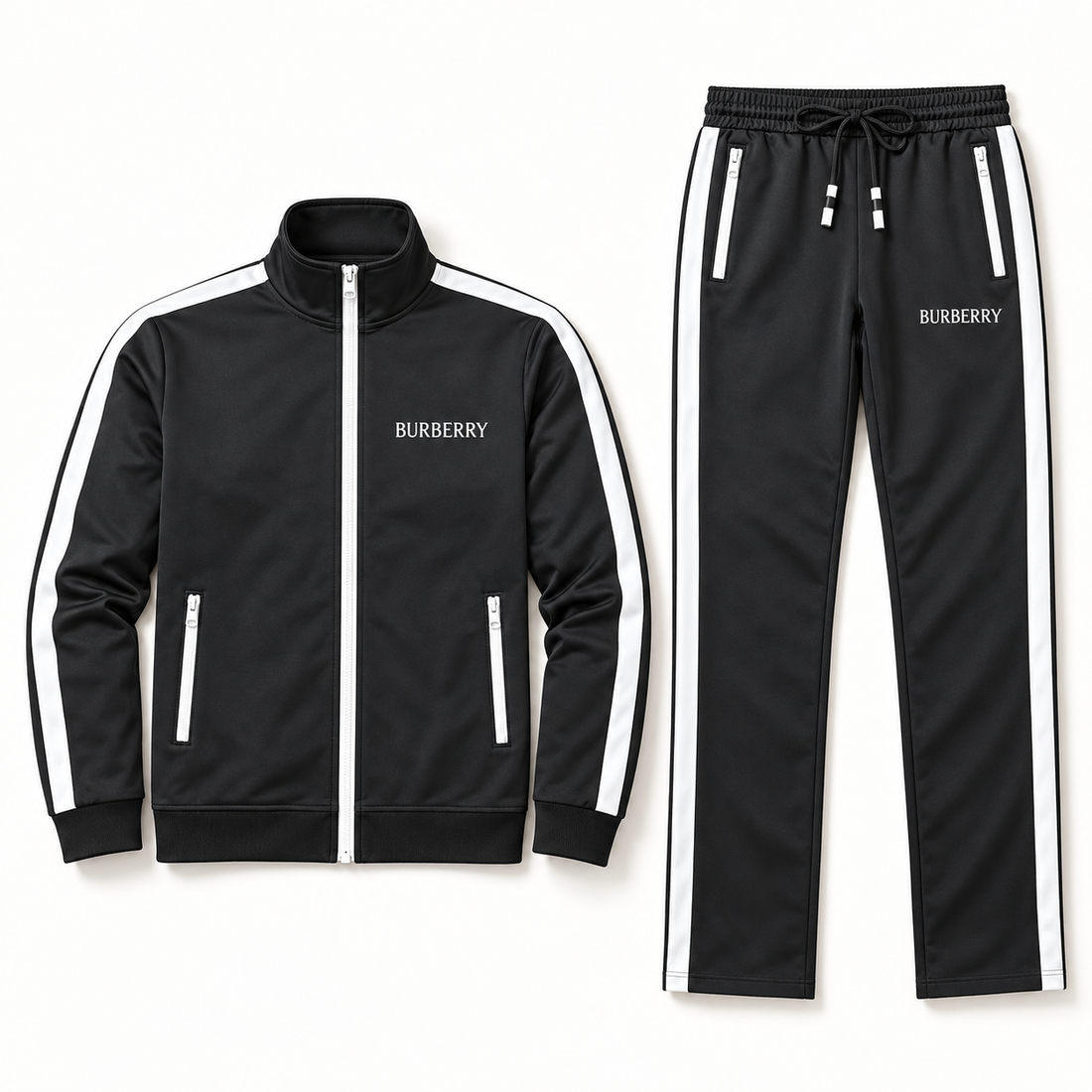 Men's Burberry Dri-Fit TrackSuit | Color: Black | View 5
