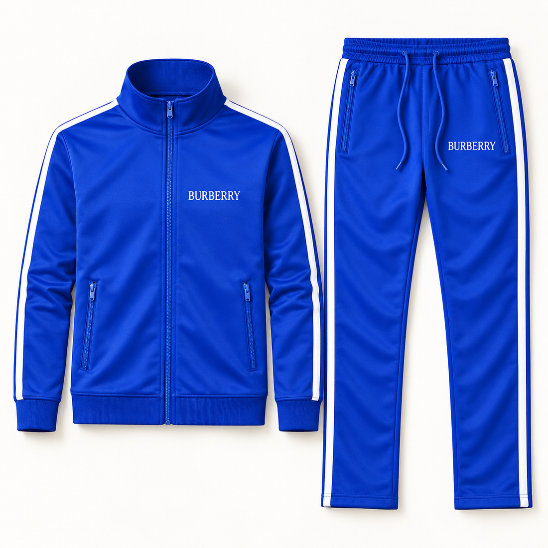 Men's Burberry Dri-Fit TrackSuit | Color: Blue | View 5