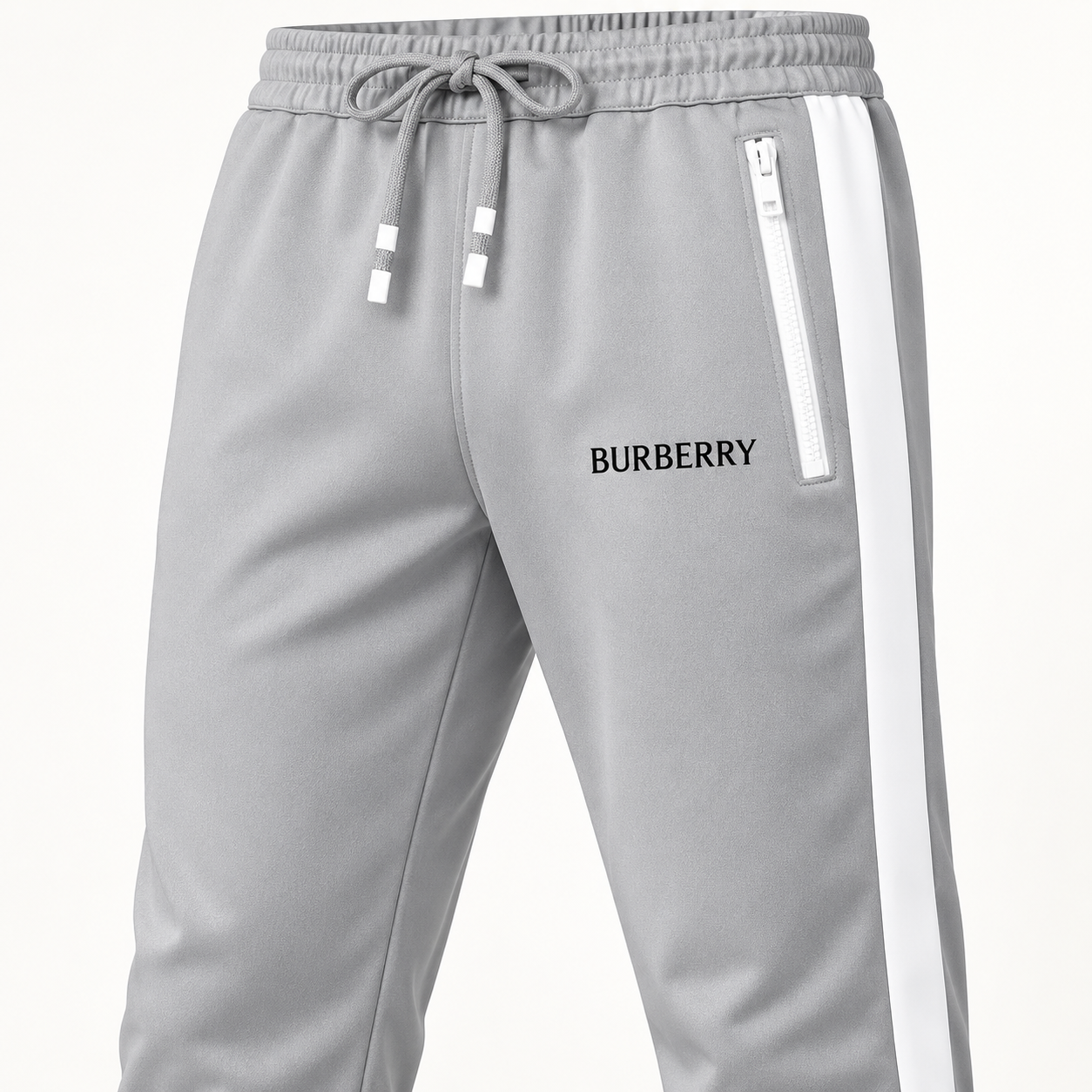 Men's Burberry Dri-Fit TrackSuit | Color: Grey | View 4
