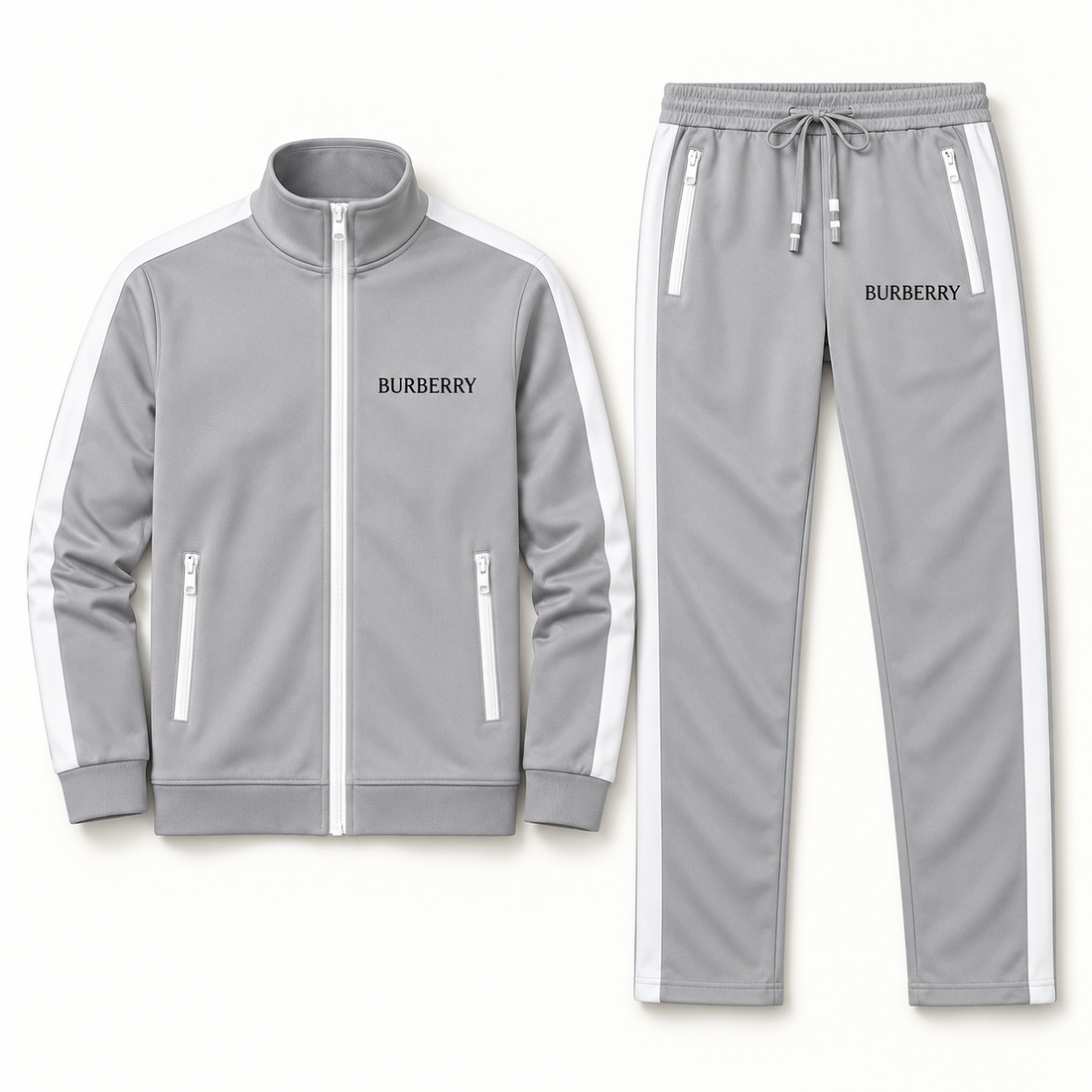 Men's Burberry Dri-Fit TrackSuit | Color: Grey | View 5