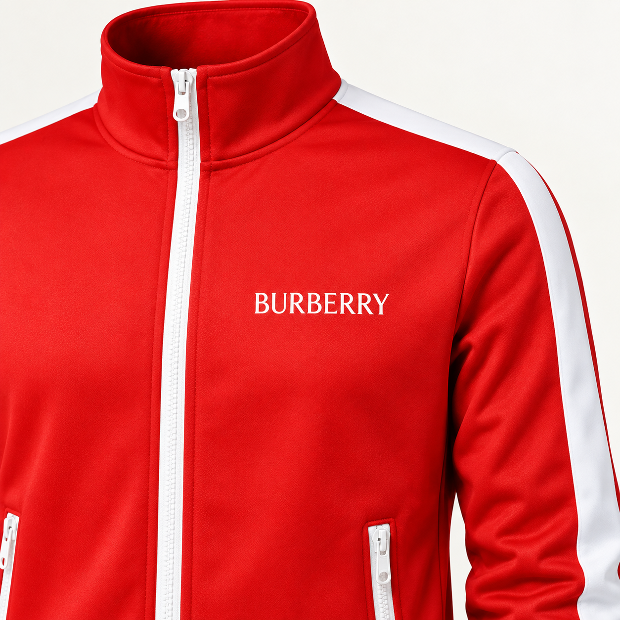 Men's Burberry Dri-Fit TrackSuit | Color: Red | View 3