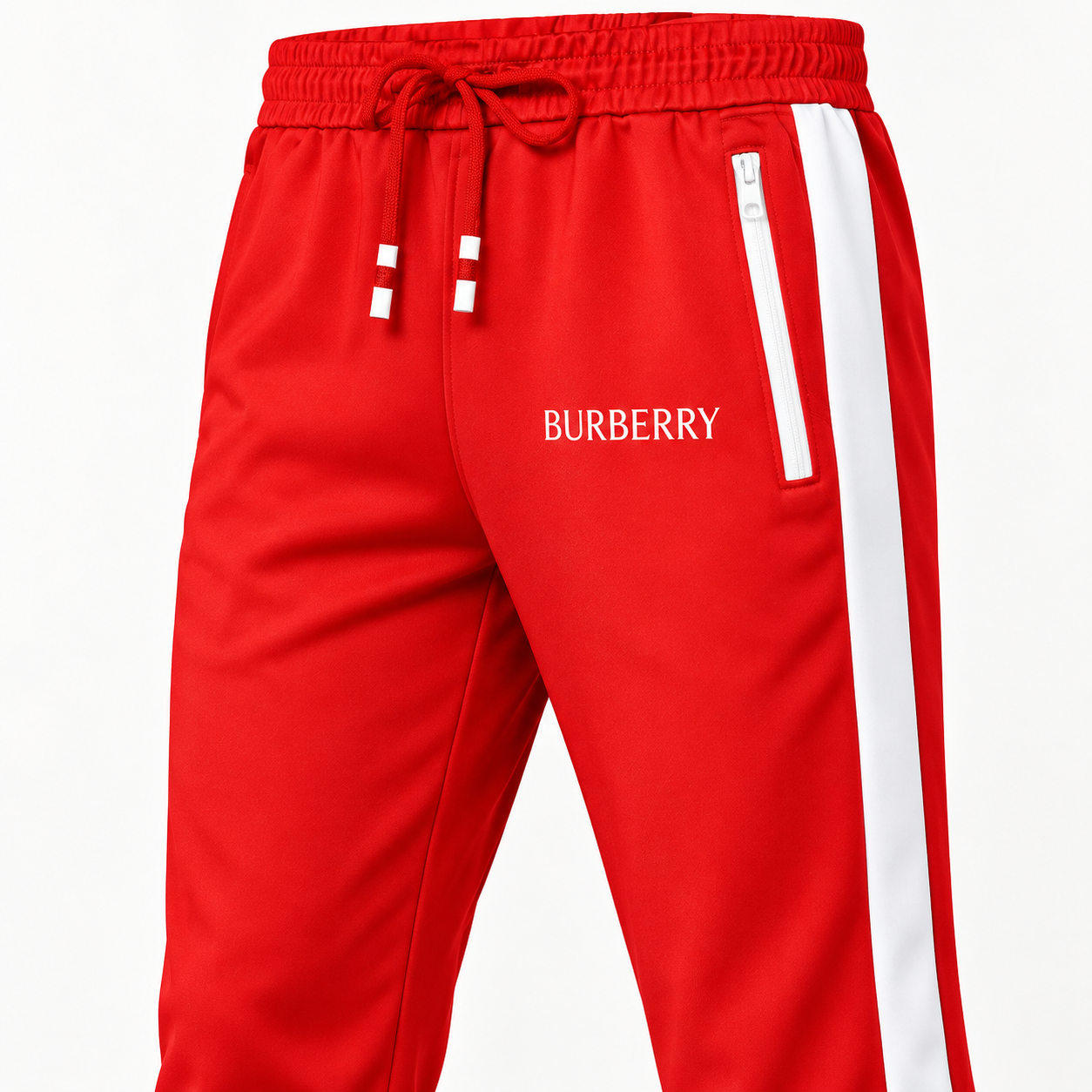 Men's Burberry Dri-Fit TrackSuit | Color: Red | View 4
