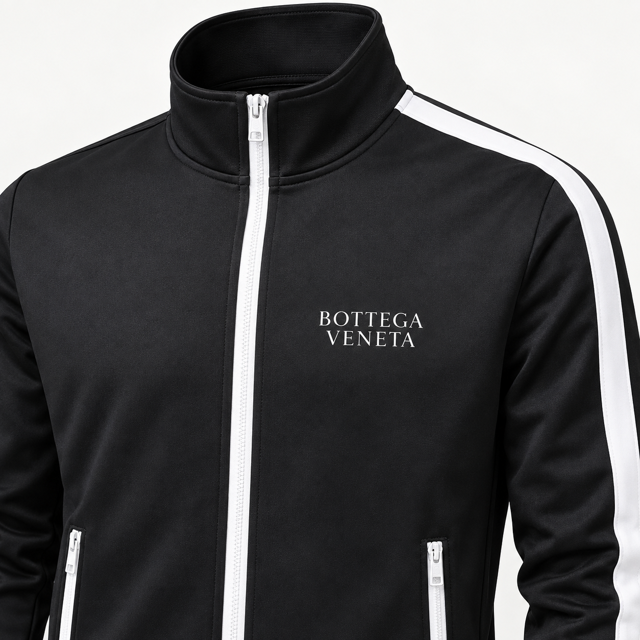Men's Bottega Veneta Dri-Fit TrackSuit | Color: Black | View 3