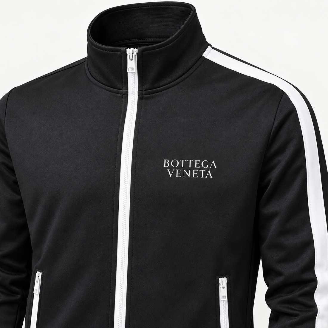 Men's Bottega Veneta Dri-Fit TrackSuit | Color: Black | View 3