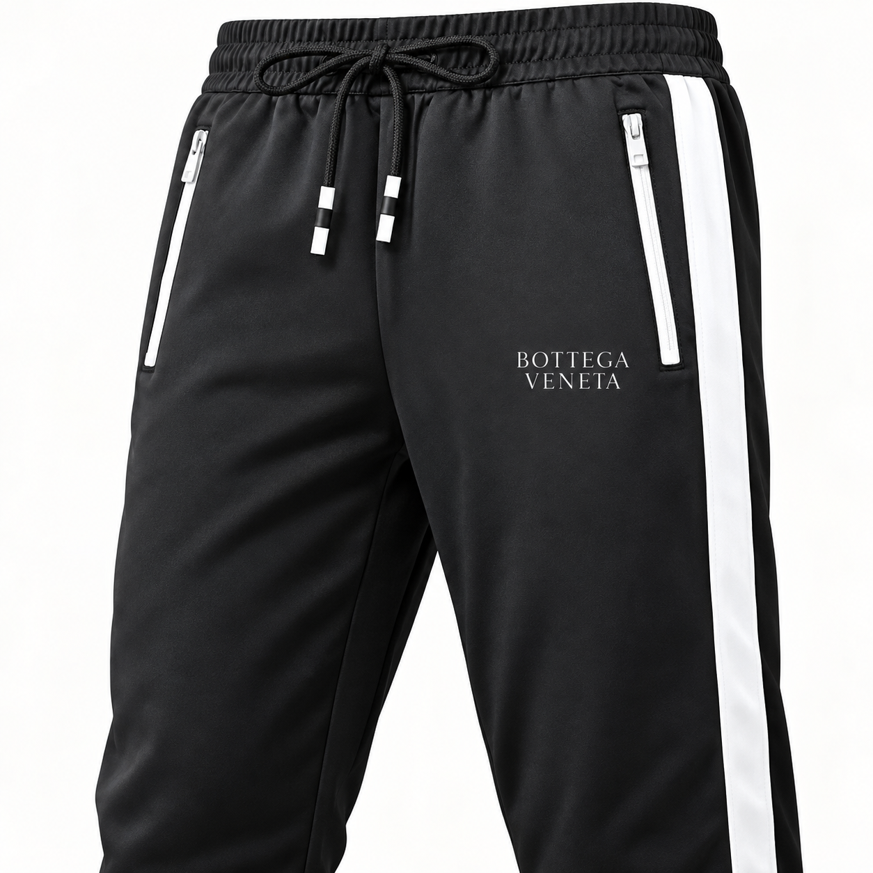 Men's Bottega Veneta Dri-Fit TrackSuit | Color: Black | View 4
