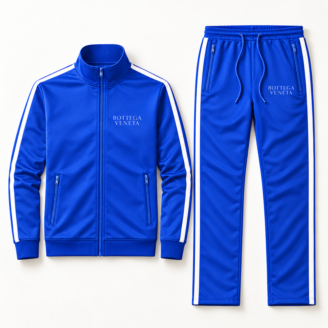 Men's Bottega Veneta Dri-Fit TrackSuit | Color: Blue | View 5