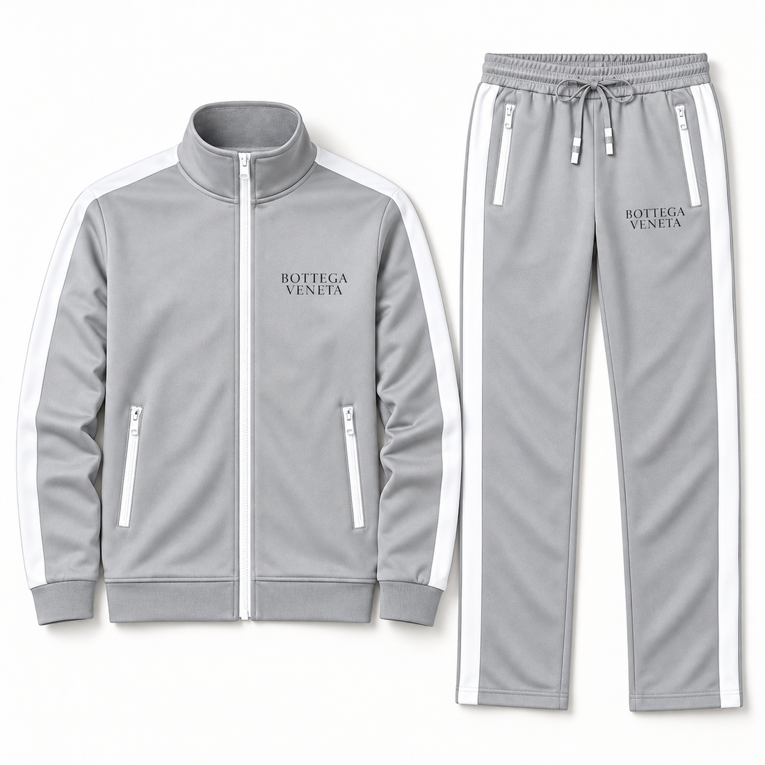 Men's Bottega Veneta Dri-Fit TrackSuit | Color: Grey | View 5