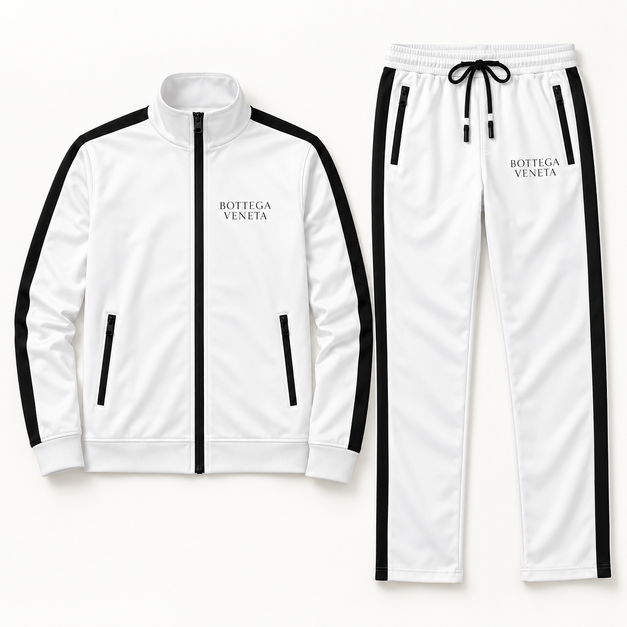 Men's Bottega Veneta Dri-Fit TrackSuit | Color: White | View 5