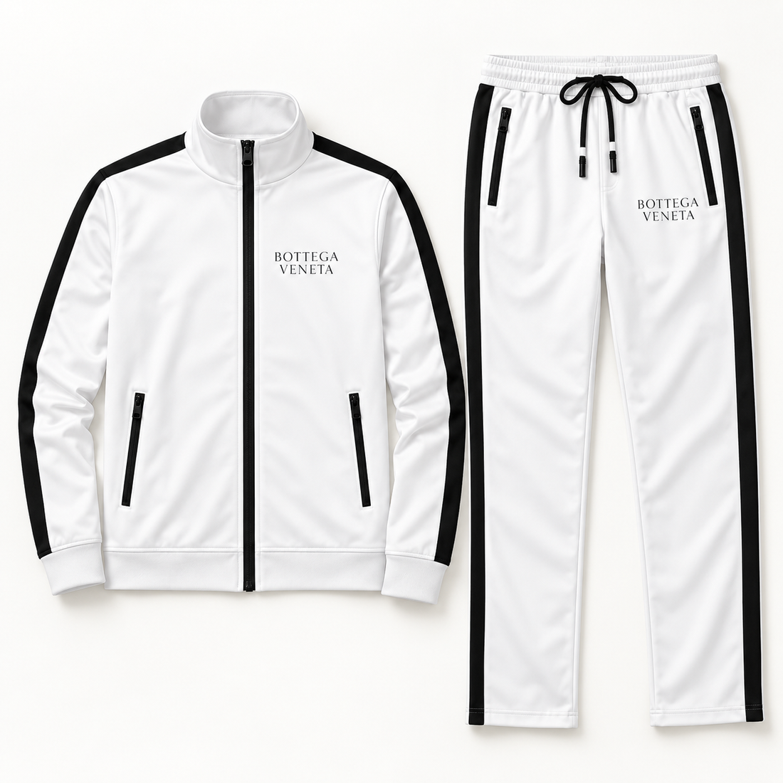 Men's Bottega Veneta Dri-Fit TrackSuit | Color: White | View 5