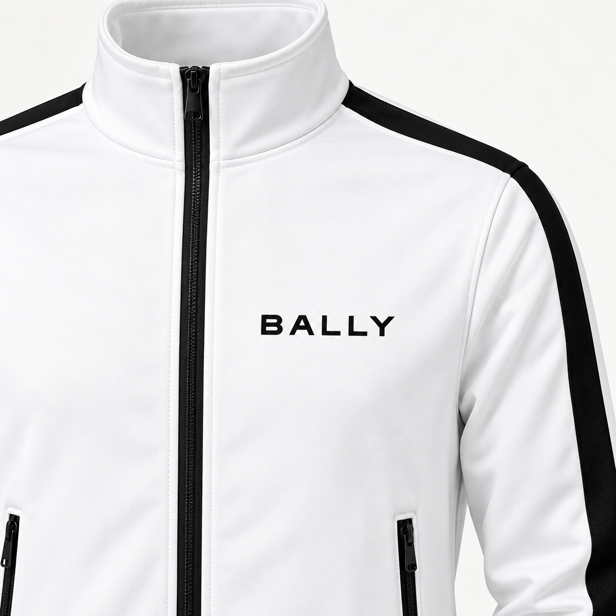 Men's Bally Dri-Fit TrackSuit | Color: White | View 3