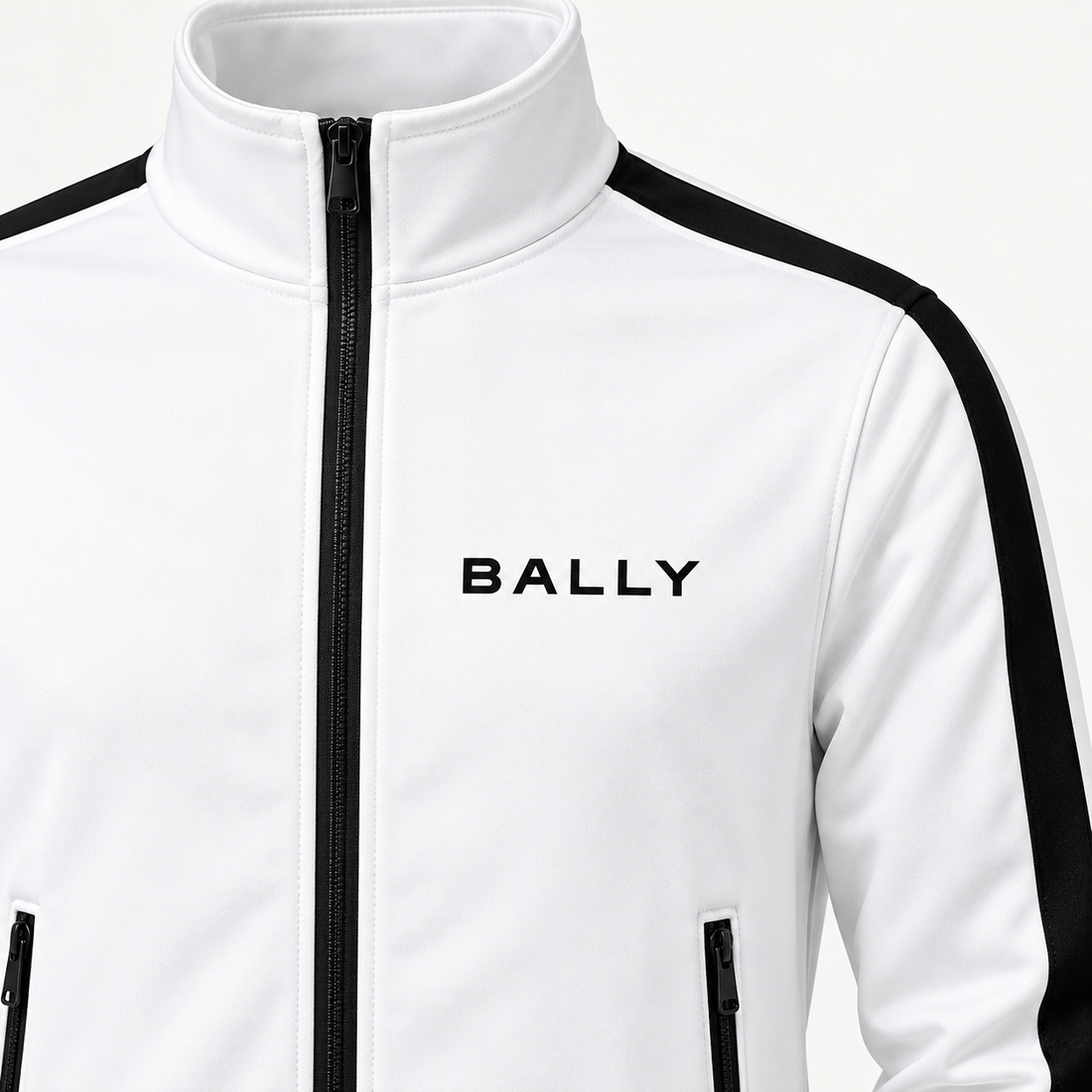 Men's Bally Dri-Fit TrackSuit | Color: White | View 3