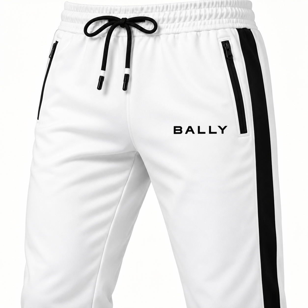 Men's Bally Dri-Fit TrackSuit | Color: White | View 4