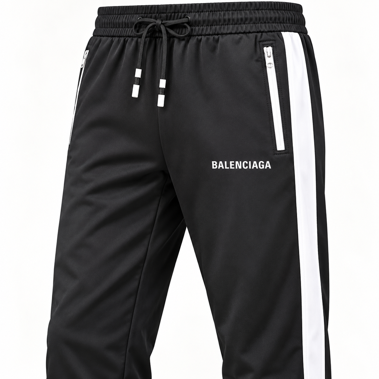 Men's Balenciaga Dri-Fit TrackSuit | Color: Black | View 4