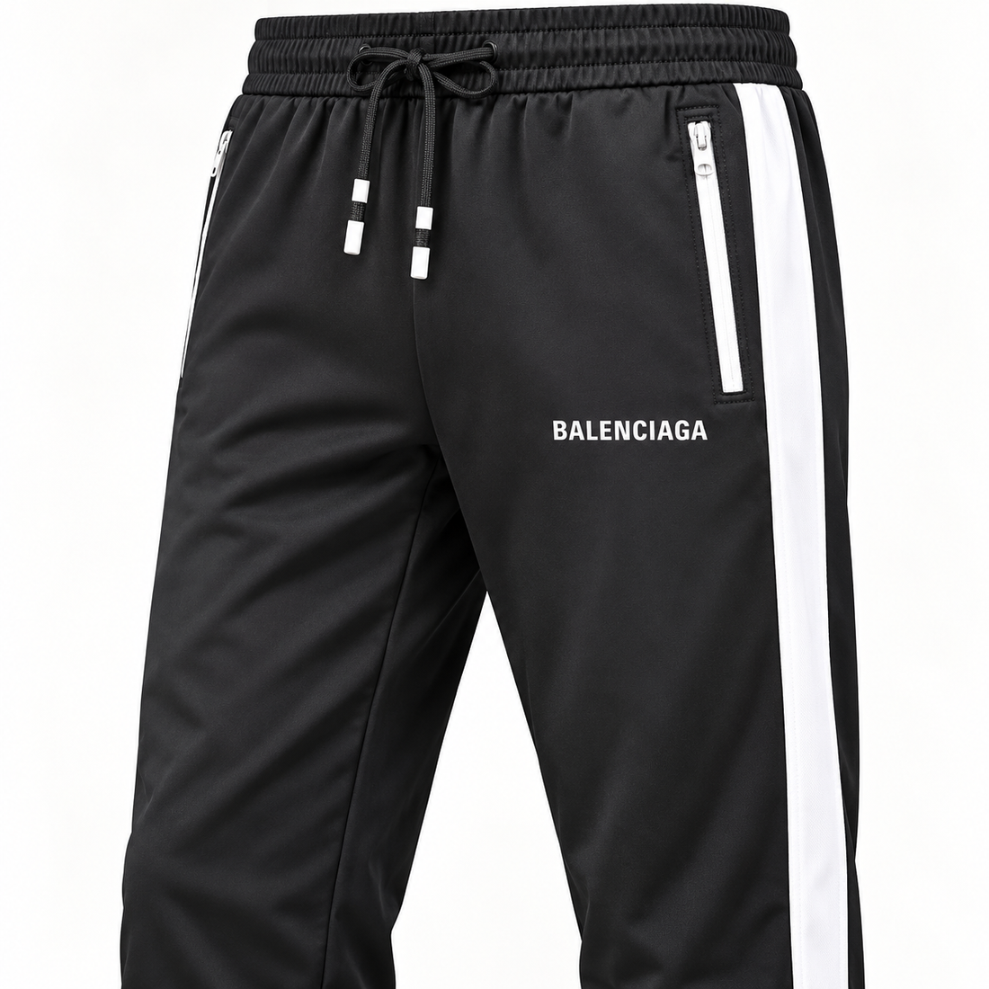 Men's Balenciaga Dri-Fit TrackSuit | Color: Black | View 4