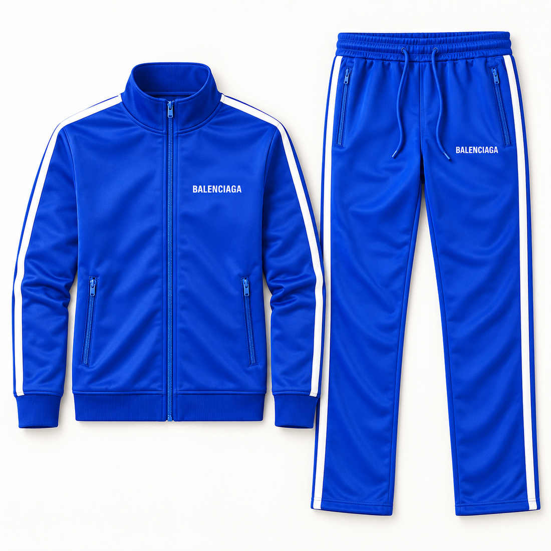Men's Balenciaga Dri-Fit TrackSuit | Color: Blue | View 5