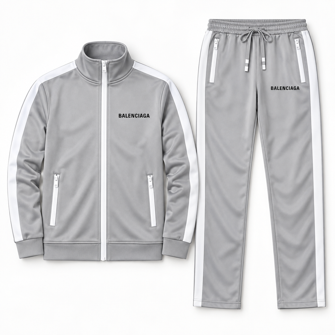 Men's Balenciaga Dri-Fit TrackSuit | Color: Grey | View 5