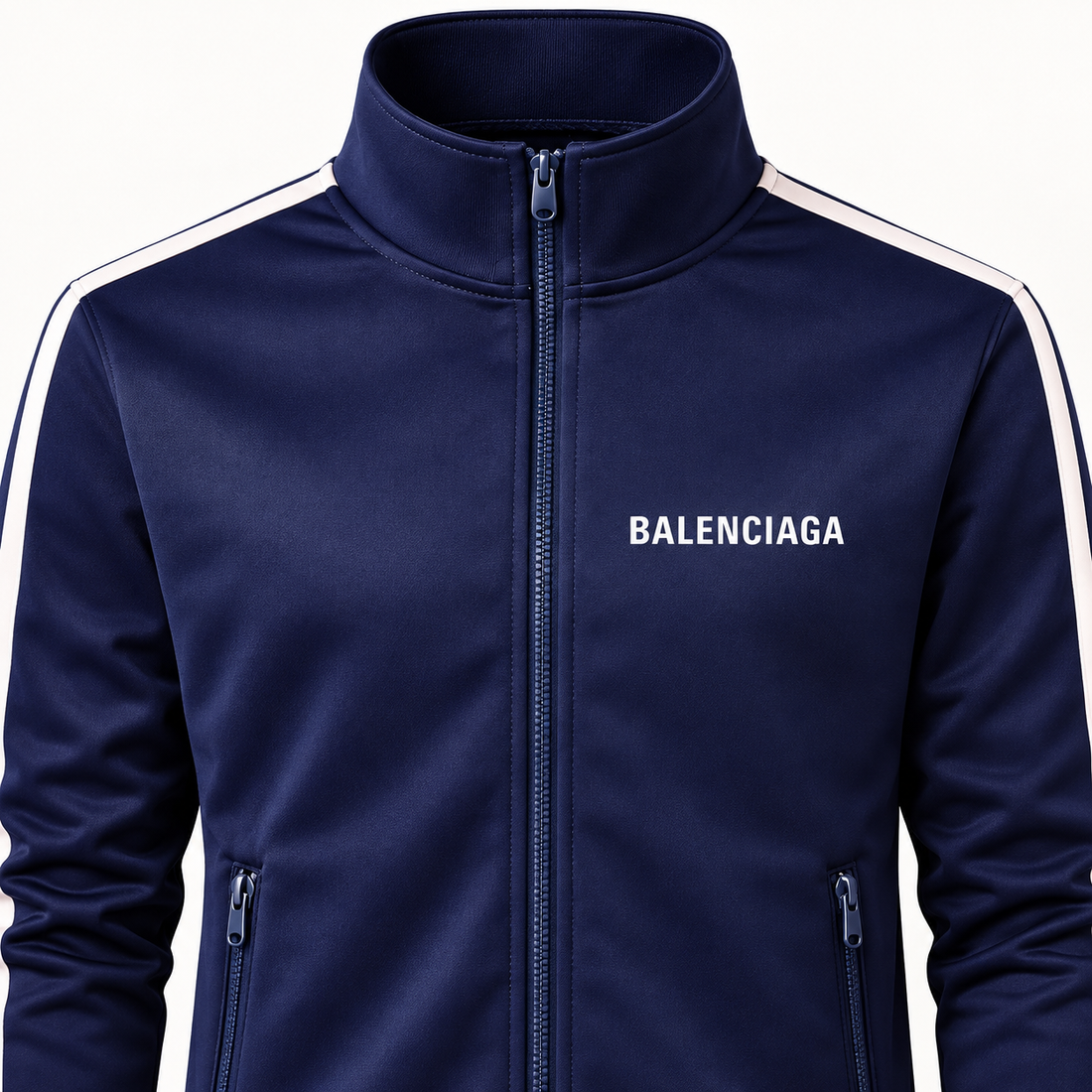 Men's Balenciaga Dri-Fit TrackSuit | Color: Navy | View 3