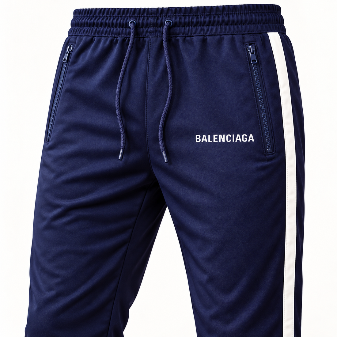 Men's Balenciaga Dri-Fit TrackSuit | Color: Navy | View 4
