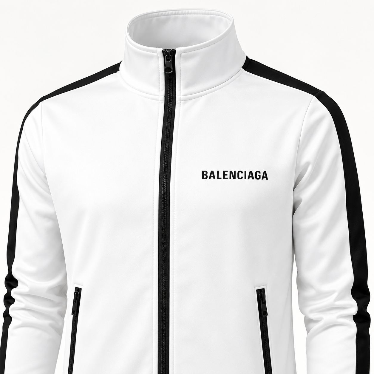 Men's Balenciaga Dri-Fit TrackSuit | Color: White | View 3