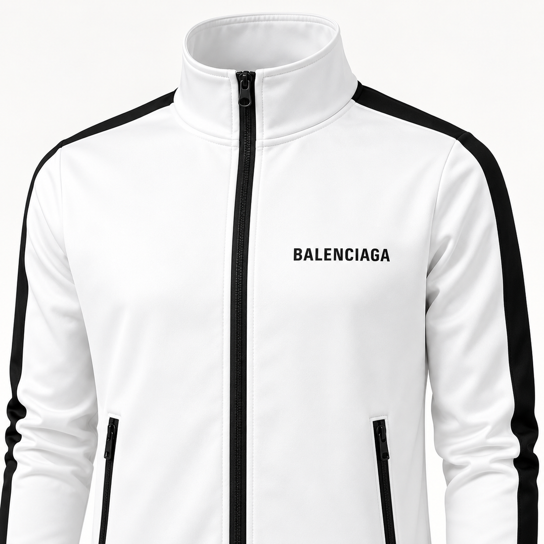 Men's Balenciaga Dri-Fit TrackSuit | Color: White | View 3