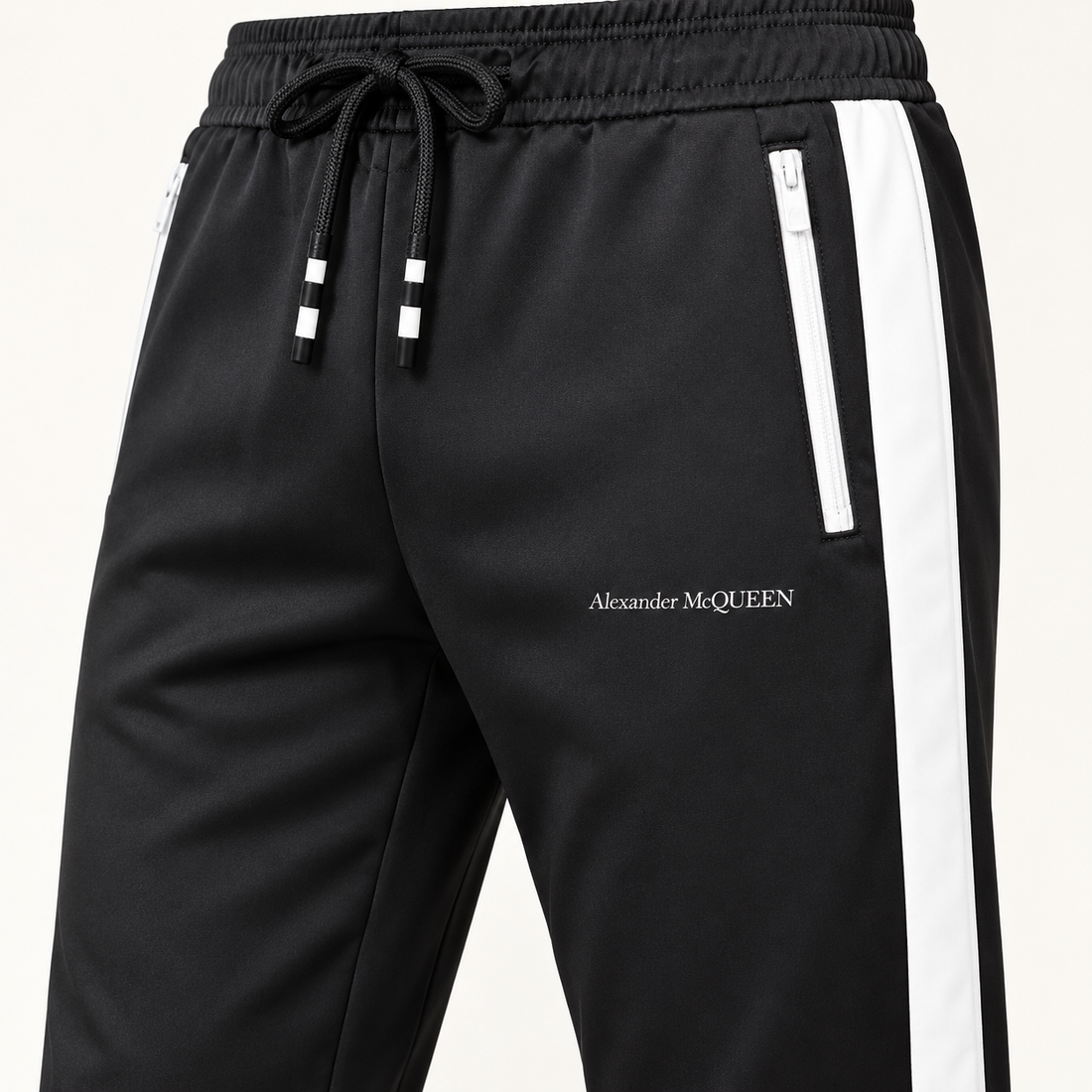 Men's Alexander McQueen Dri-Fit TrackSuit | Color: Black | View 4