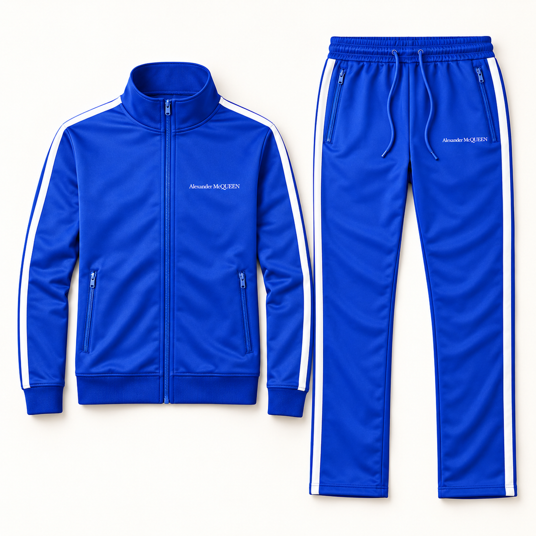 Men's Alexander McQueen Dri-Fit TrackSuit | Color: Blue | View 5