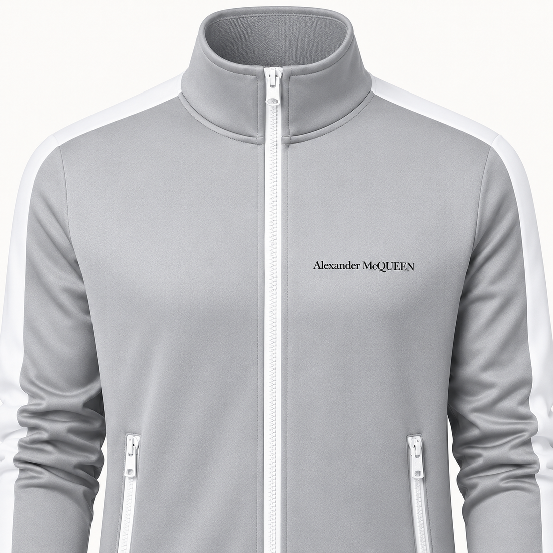 Men's Alexander McQueen Dri-Fit TrackSuit | Color: Grey | View 3