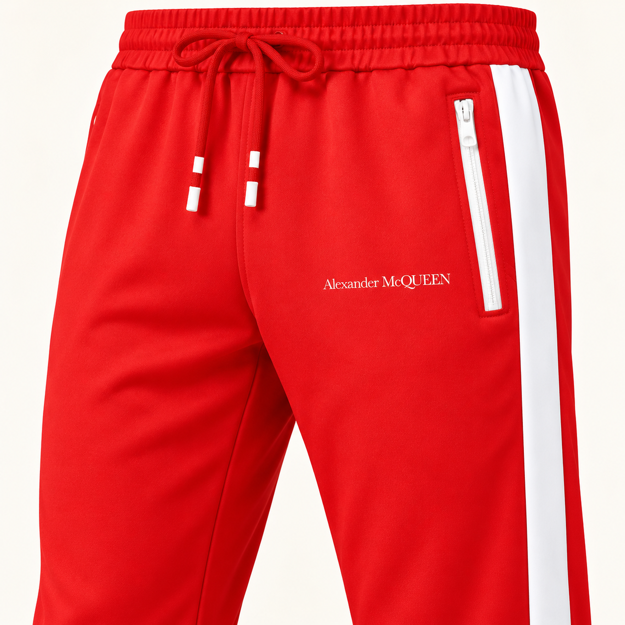 Men's Alexander McQueen Dri-Fit TrackSuit | Color: Red | View 4