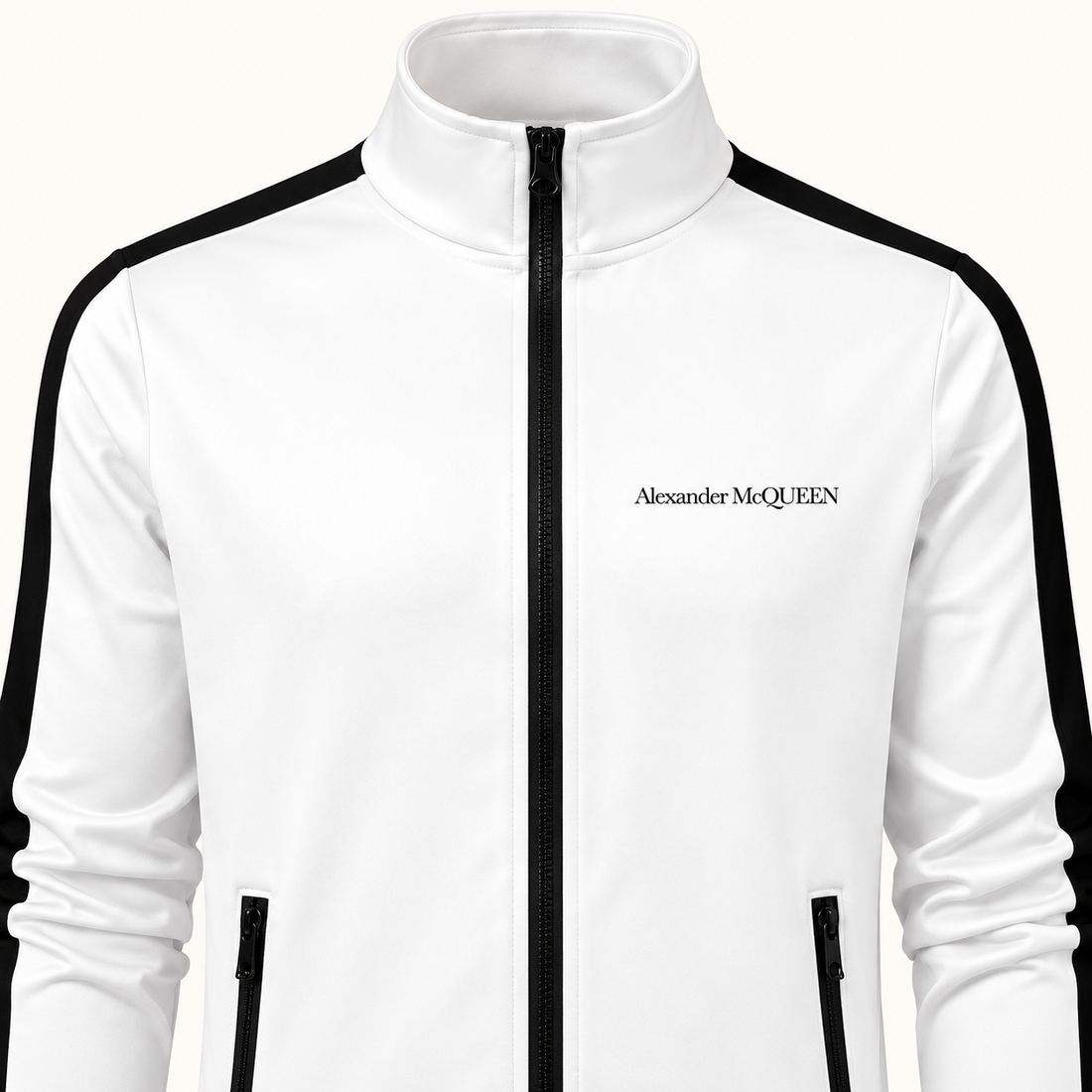 Men's Alexander McQueen Dri-Fit TrackSuit | Color: White | View 3