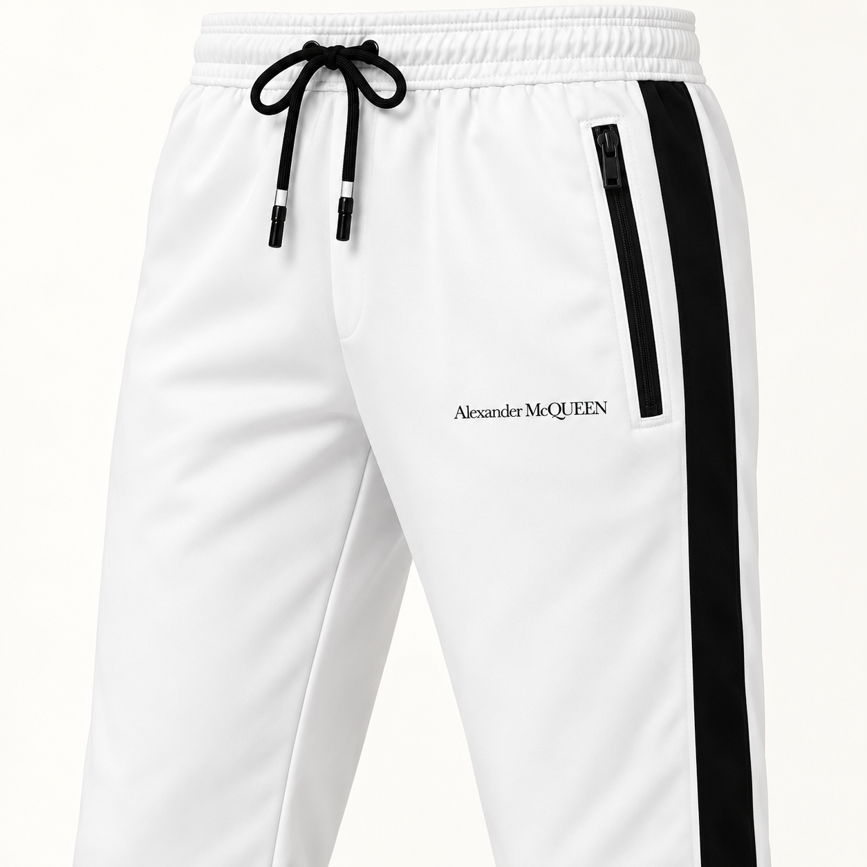 Men's Alexander McQueen Dri-Fit TrackSuit | Color: White | View 4