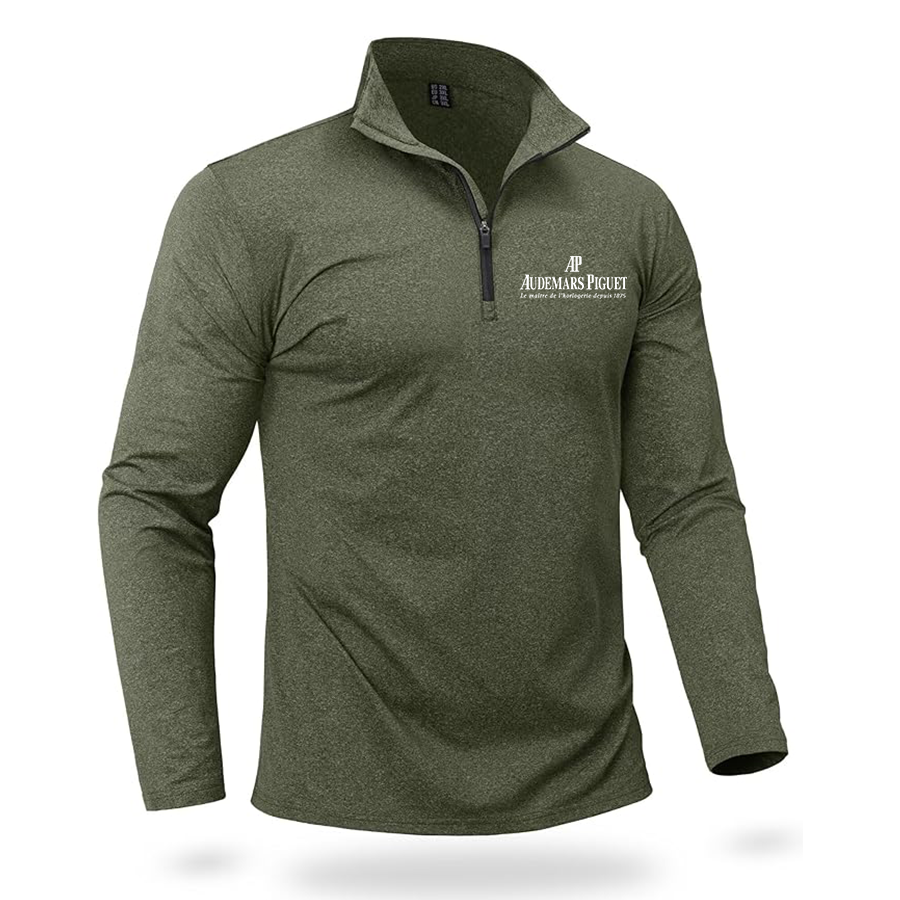 Men's Audemars-Piguet Boladeci Men_s Quarter Zip Pullover Premium Fleece Lined Heather Long Sleeve Golf Shirts Midweight 1_4 Half Zip Sweatshirts