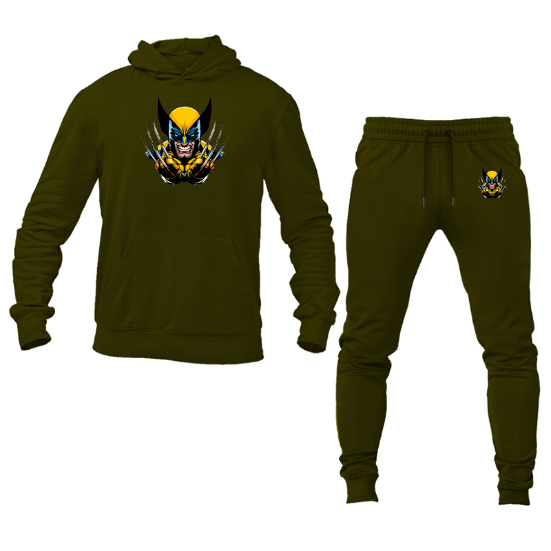 Men's Wolverine 2025 Art  Hoodie Joggers Set