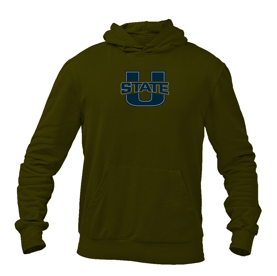 Men's Utah State Aggies   Softstyle Midweight Hooded Sweatshirt
