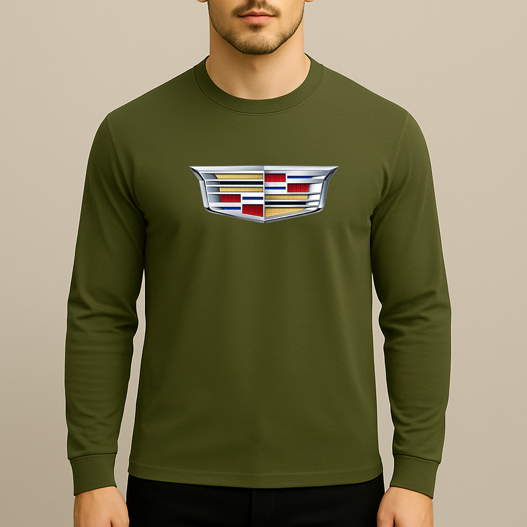 Men’s Cadillac Car Long Sleeve T-Shirt