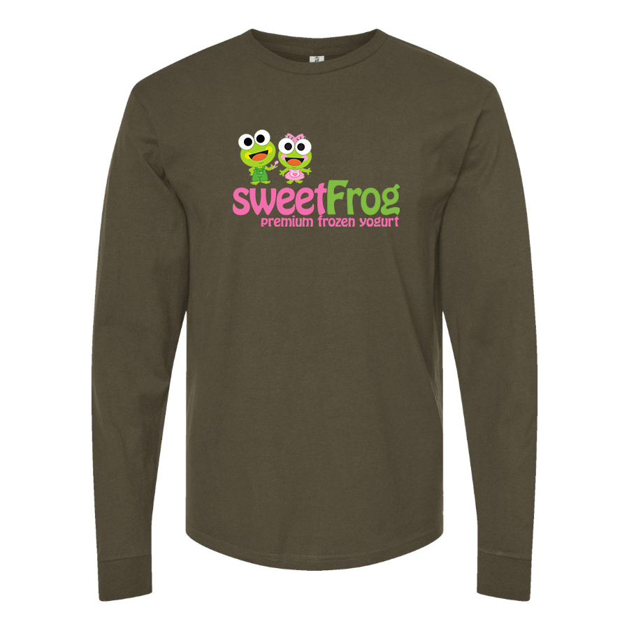 Men's Sweet Frog Frozen Long Sleeve T-Shirt