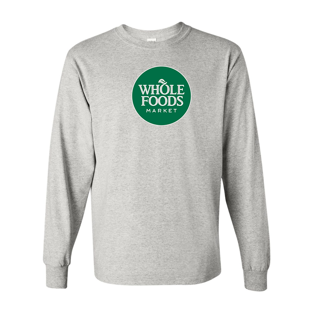 Men's Whole Foods Market Gildan Heavy Cotton Long Sleeve T-Shirt