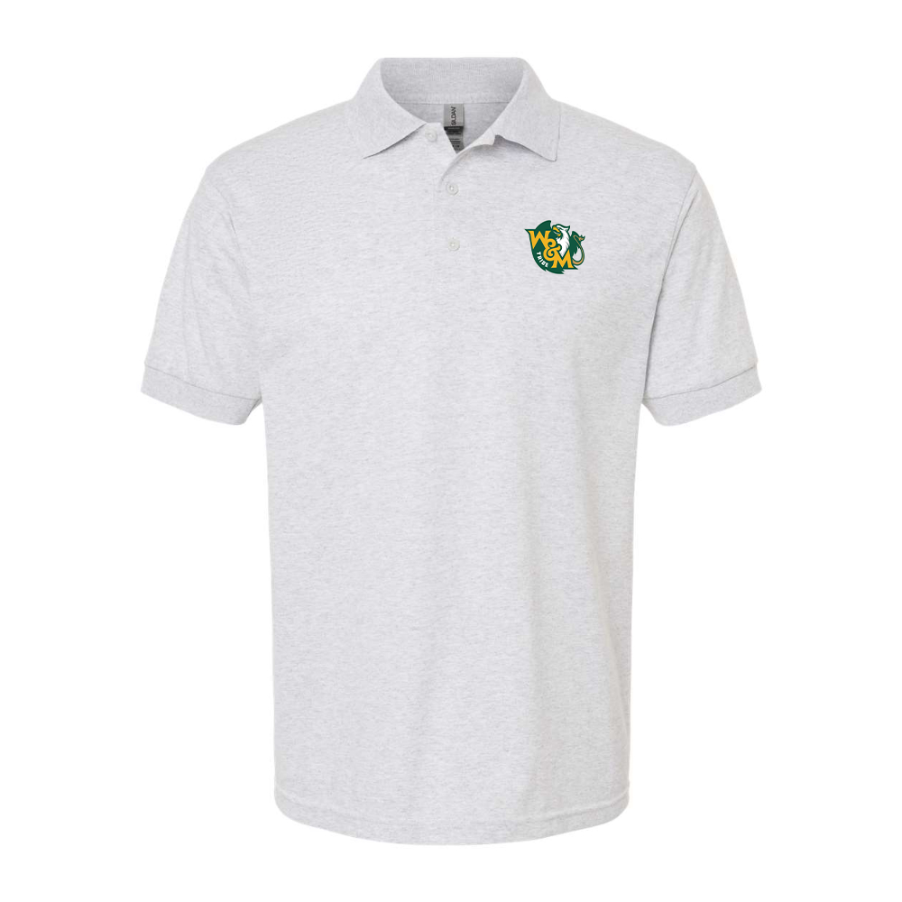 Men's William and Mary Tribe Gildan Dry Blend Jersey Polo