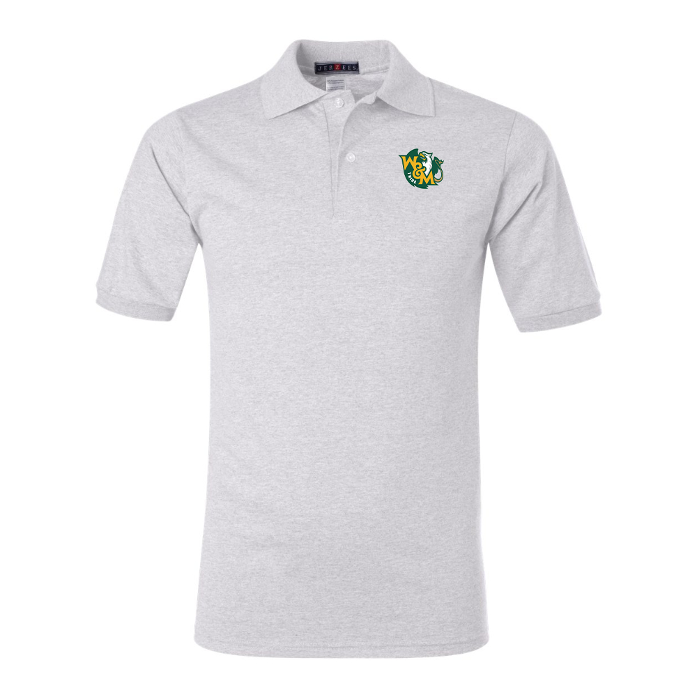 Men's William and Mary Tribe  JERZEES  SpotShield polo