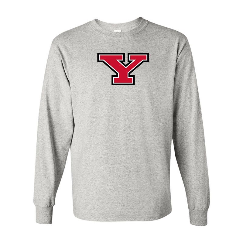 Men's Youngstown State Penguins Gildan Heavy Cotton Long Sleeve T-Shirt
