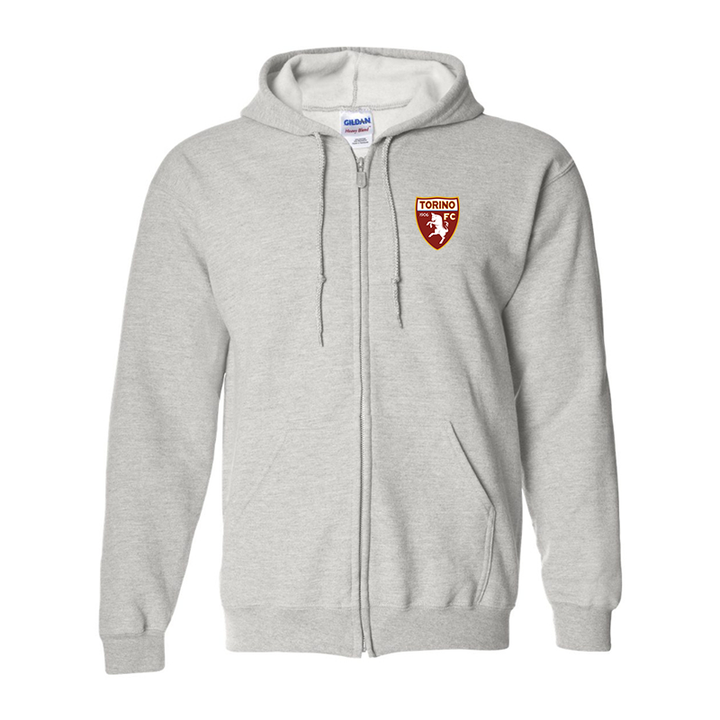 Men's Torino Soccer Gildan  Heavy Blend Full Zip Hooded Sweatshirt