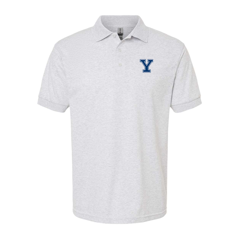 Men's Yale Bulldogs Gildan Dry Blend Jersey Polo
