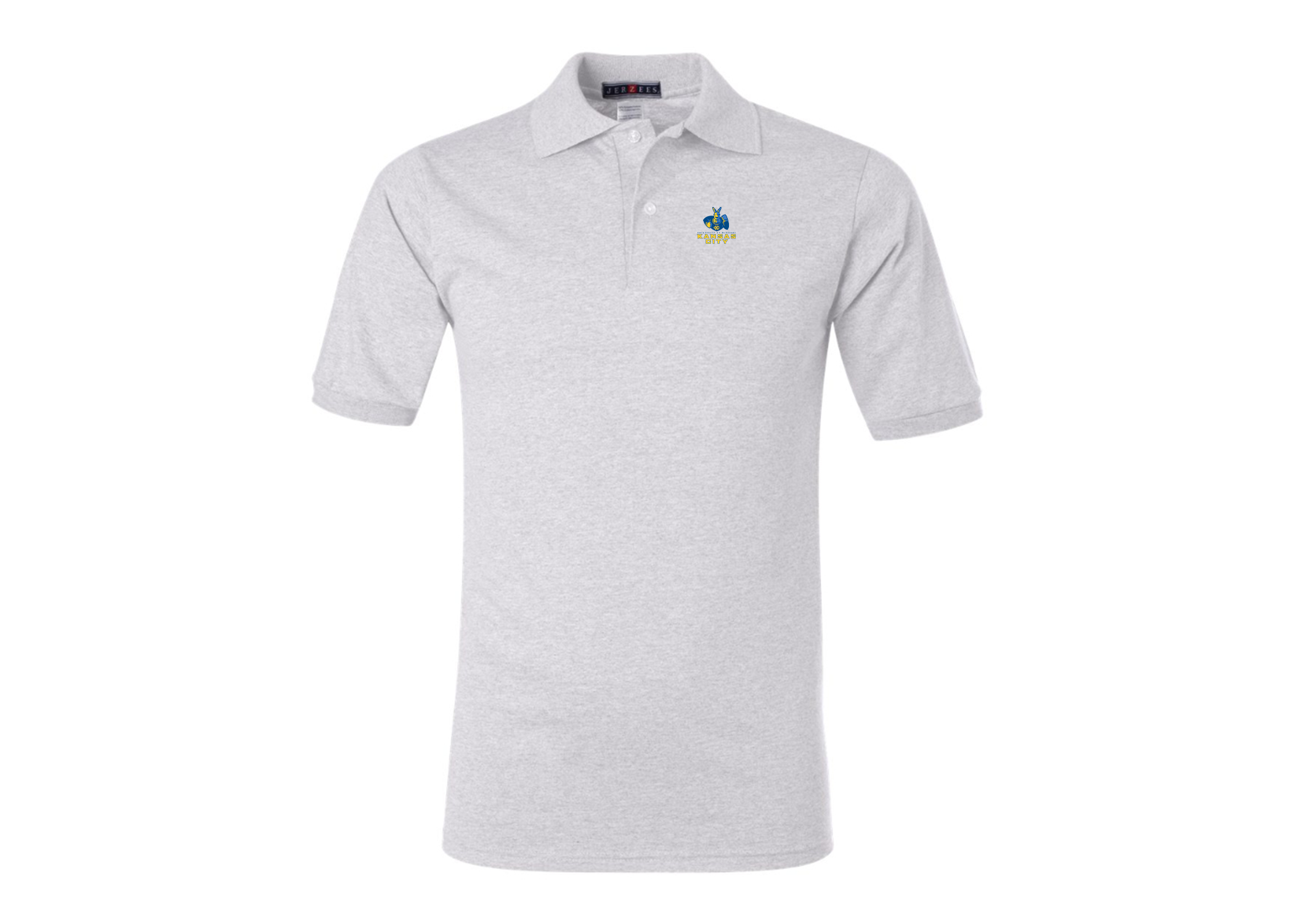 Men's UMKC Kangaroos JERZEES SpotShield polo